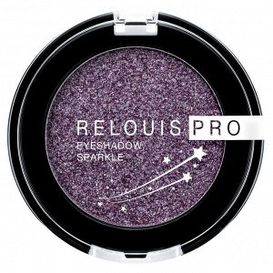 Тени д/век компактные сияющие с дуохромными переливами "PRO Sparkle" RELOUIS 2.9гр.