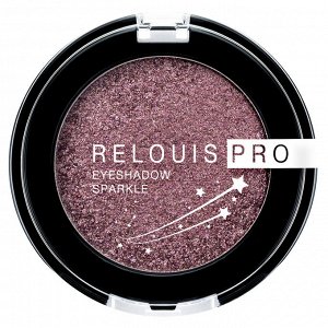 Тени д/век компактные сияющие с дуохромными переливами "PRO Sparkle" RELOUIS 2.9гр.