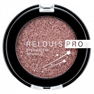 Тени д/век компактные сияющие с дуохромными переливами "PRO Sparkle" RELOUIS 2.9гр.