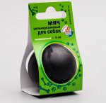 Игрушка &quot;Цельнорезиновый мяч&quot;, 5 см, черный