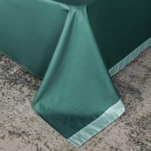 Viva home textile Комплект постельного белья Сатин Премиум на резинке CPAR033