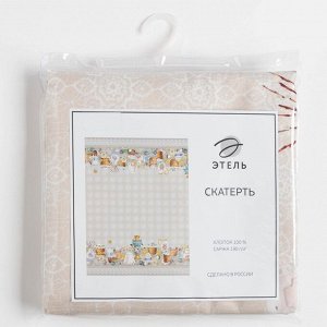Скатерть Этель «Пасхальные куличи» 110x147 см, 100% хлопок, саржа 190 г/м²