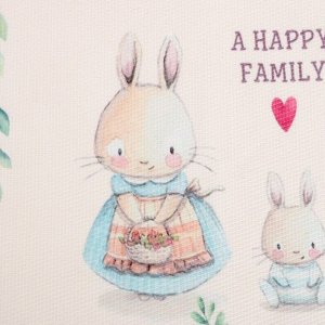 Салфетка на стол Доляна "A HAPPY FAMILY" ПВх 40*29см