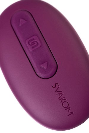 Виброяйцо Svakom Elva, силикон, фиолетовый, 8 см
