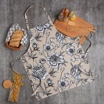 Фартук &quot;Доляна&quot; Blooming garden 60х70 см, 100% хлопок, 164 г/м2