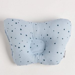 Подушка анатомическая "Крошка Я " Light blue, 26x22 см, 100% xлопок