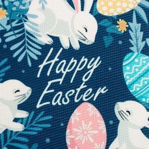 Салфетка на стол Доляна "Happy Easter"   ПВх 40*29см