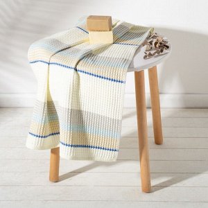 Полотенце вафельное банное «Этель» Waffle, 70x140 см, 100% хлопок, 280 г/м², бежевое
