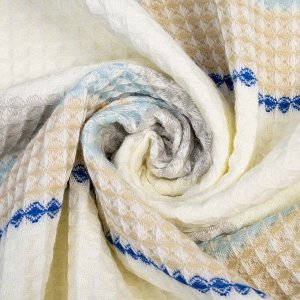 Полотенце вафельное банное «Этель» Waffle, 70x140 см, 100% хлопок, 280 г/м², бежевое