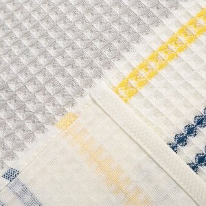Полотенце вафельное банное «Этель» Waffle, 70x140 см, 100% хлопок, 280 г/м², бежевое