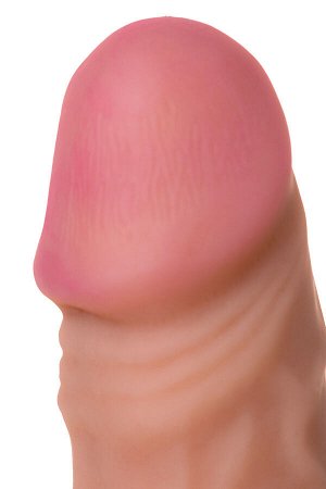 LOVETOY (А-Полимер) Вибратор-гигант LoveToy, реалистичный, neoskin, телесный, 27 см, ? 6,8 см