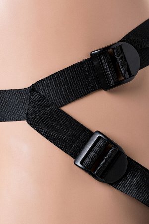 Страпон на креплении LoveToy с поясом Harness, реалистичный, neoskin, телесный, 17,5 см