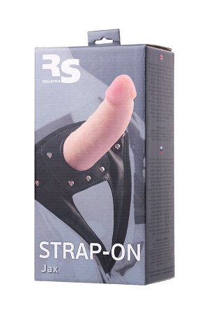Страпон на креплении TOYFA RealStick Strap-On Jax, TPR, телесный, 17,9 см