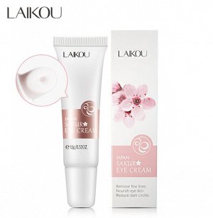 Крем вокруг глаз Laikou Japan Sakura Eye Cream 15 g с экстрактом японской сакуры