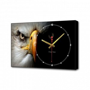 Часы настенные, серия: Животные, "Орёл", 57х35х4 см