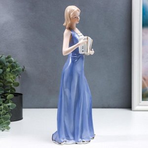 Сувенир керамика "Девушка с гармоникой" 34х12,5х9,5 см