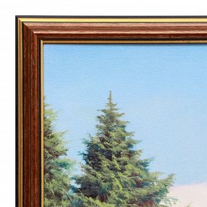 Картина "Домик в лесу" 50х70(53х73) см