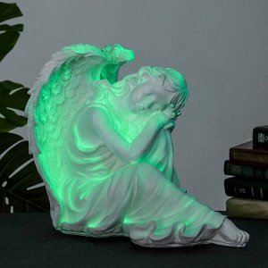 Светящаяся фигура "Ангел дева сидя большая" 45х35х39см