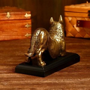 Сувенир бронза "Преданный пёс" 23 см