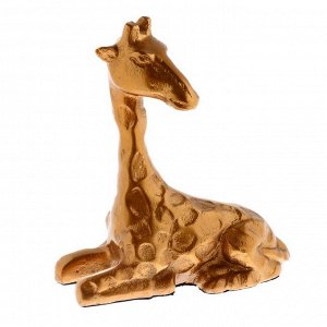 Сувенир "Жираф" алюминий 19х6,4х22,2 см (золотое покрытие)