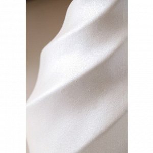 Ваза керамическая "Данара", настольная, белая, 34 см