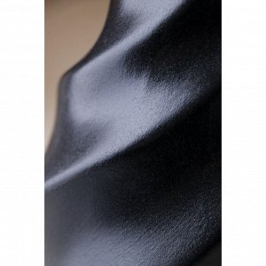 Ваза керамическая "Данара", настольная, чёрная, 34 см