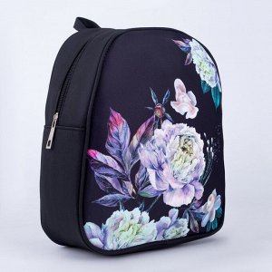 Рюкзак молодежный «Цветы», 27х10х23 см