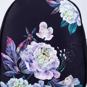 Рюкзак молодежный «Цветы», 27х10х23 см
