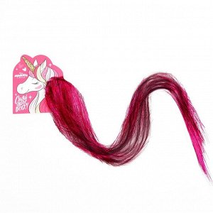 Прядь для волос блестящая"Единорог" розовая , Минни Маус и Единорог
