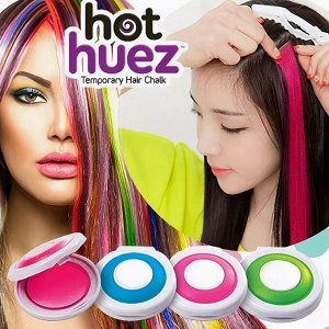 Набор временных цветных мелков для волос