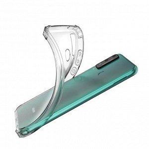 Чехол прозрачный силикон с уголками на телефон Realme