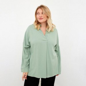Блузка женская MIST plus-size, зелёный