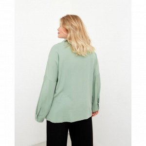 Блузка женская MIST plus-size, зелёный