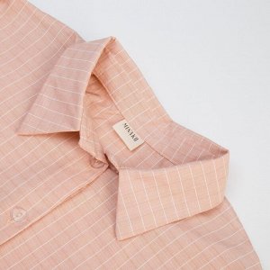 Рубашка женская MINAKU: Home collection цвет персиковый