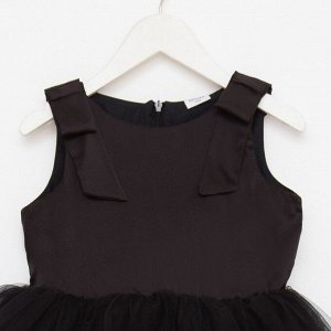 Платье для девочки MINAKU: PartyDress цвет чёрный, рост 104