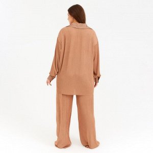 Костюм женский MINAKU: Casual Collection цвет коричневый