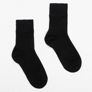 Носки MINAKU цвет чёрный, р-р 36-39 (23-25 см)