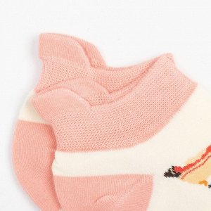 Носки женские MINAKU «Рисунки», цвет розовый, размер 36-41 (23-27 см)