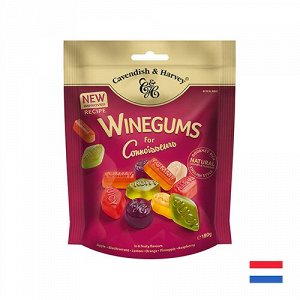 Cavendish &amp; Harvey Winegums for Connoisseurs 180g - Винный мармелад. Без алкоголя