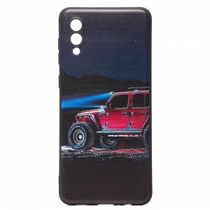 Чехол-накладка SC185 для "Samsung SM-A022 Galaxy A02" (black/red) (013)