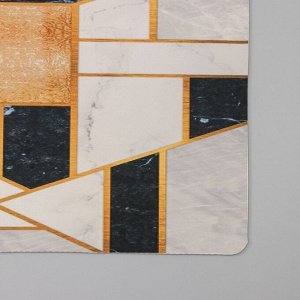 Коврик Доляна «Каменная геометрия», 40x60 см