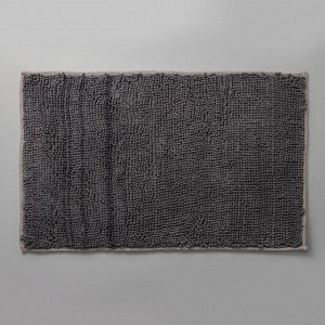 Коврик Доляна «Букли», 50x80 см, цвет серый