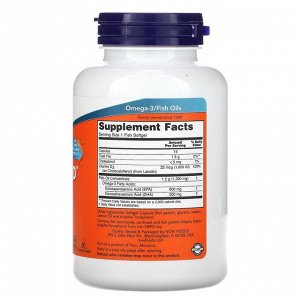Омега 3 NOW Ultra Omega 3-D 1200мг (600/300) - 90 капс.