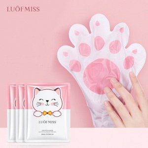 Восстанавливающая маска-перчатки для рук Luofmiss Nicotinamide Goat Milk 35 g