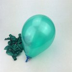 Шар воздушный 30см перламутровый бирюзовый (100шт.)