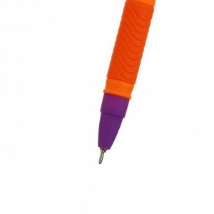Ручка гелевая Berlingo Fuze gel, 0,5 мм, черная, корпус микс