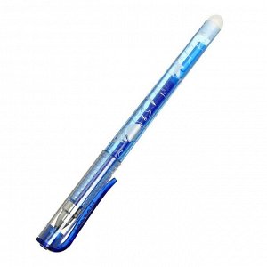 Ручка гелевая со стираемыми чернилами Mazari Contorno, пишущий узел 0.5 мм, сменный стержень, чернила синие