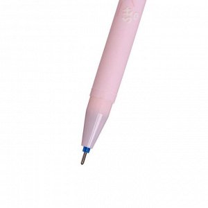 Ручка гелевая со стираемыми чернилами 0,5 мм, стержень синий, корпус с рисунком МИКС