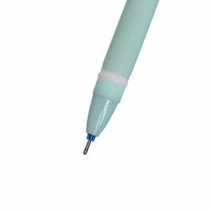 Ручка гелевая со стираемыми чернилами 0,5 мм, стержень синий, корпус с рисунком МИКС