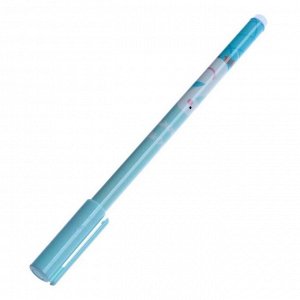 Ручка гелевая со стираемыми чернилами, стержень синий 0,38 мм, "Уточка", МИКС (штрихкод на штуке)